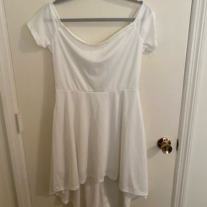 White Off-the-Shoulder Dress